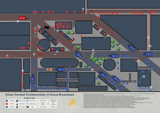 Urban Combat Numbered Guide Map | Digital Download