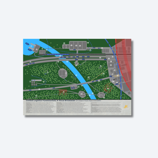 Combat Logistics Numbered Guide Map | Digital Download