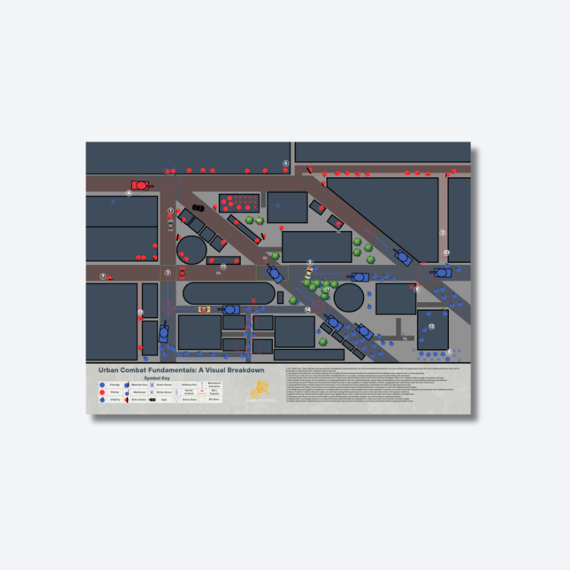 Urban Combat Numbered Guide Map | Digital Download